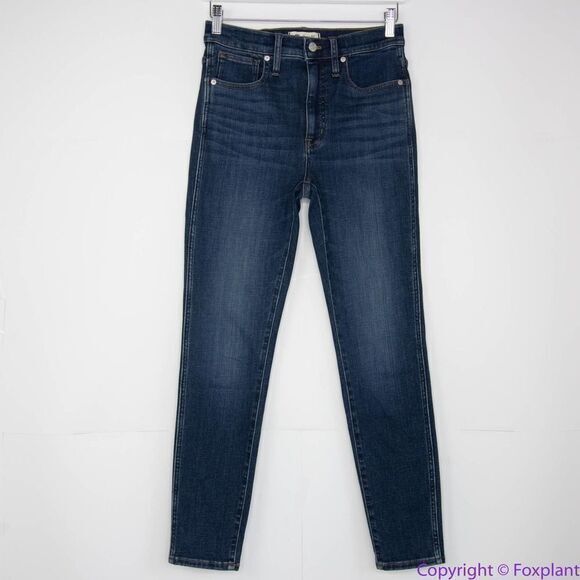 NEW‎ Madewell 10" High-Rise Skinny Jeans in Marengo Wash: Instacozy Edition, 27 - Picture 4 of 15